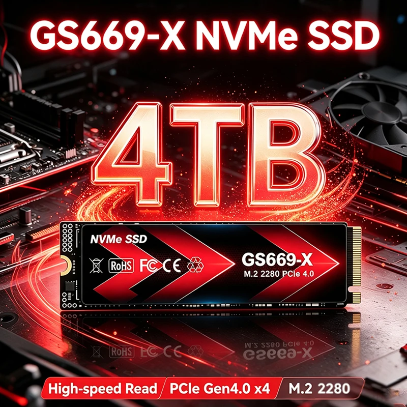 M.2 Nvme 4Tb Pcie 4.0 Ssd - SSD NVMe M.2 2280 PCIe 4.0