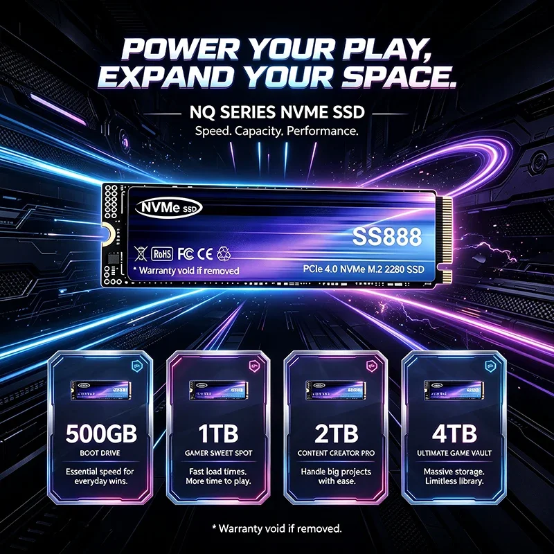 SSD M.2 SS888 baru, kapasitas  - M.2 Nvme 4Tb Pcie 4.0 Ssd ulasan dan harga