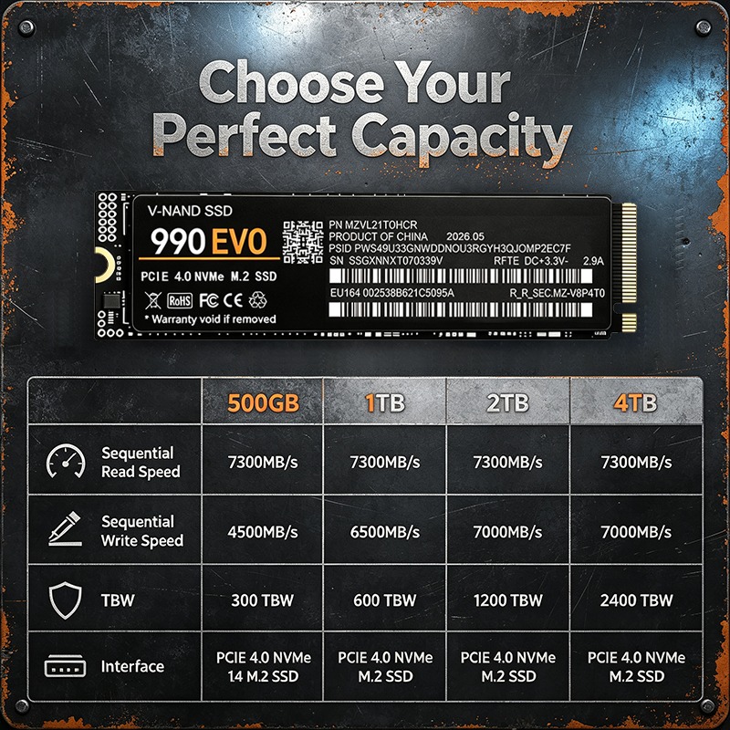 990 EVO M.2 2280 NVMe PCIe 4.0 - M.2 Nvme 4Tb Pcie 4.0 Ssd ulasan dan harga
